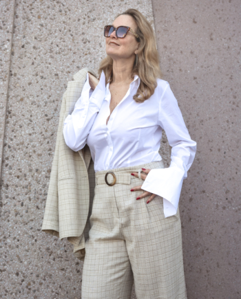 witte katoenen nan dames blouses