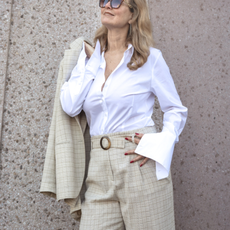 witte katoenen nan dames blouses