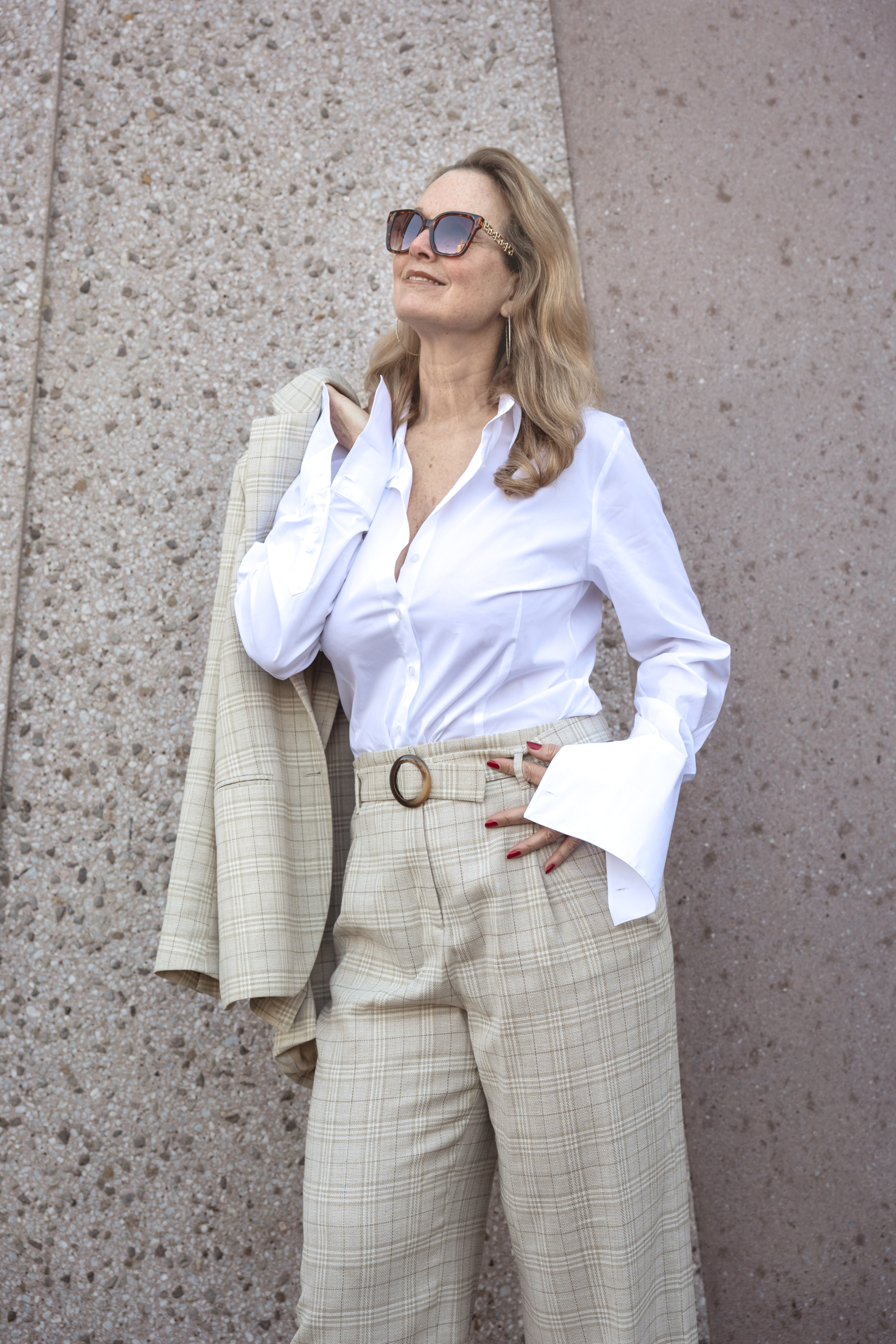 witte katoenen nan dames blouses