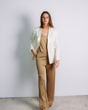 witte smoking dames blazer nan