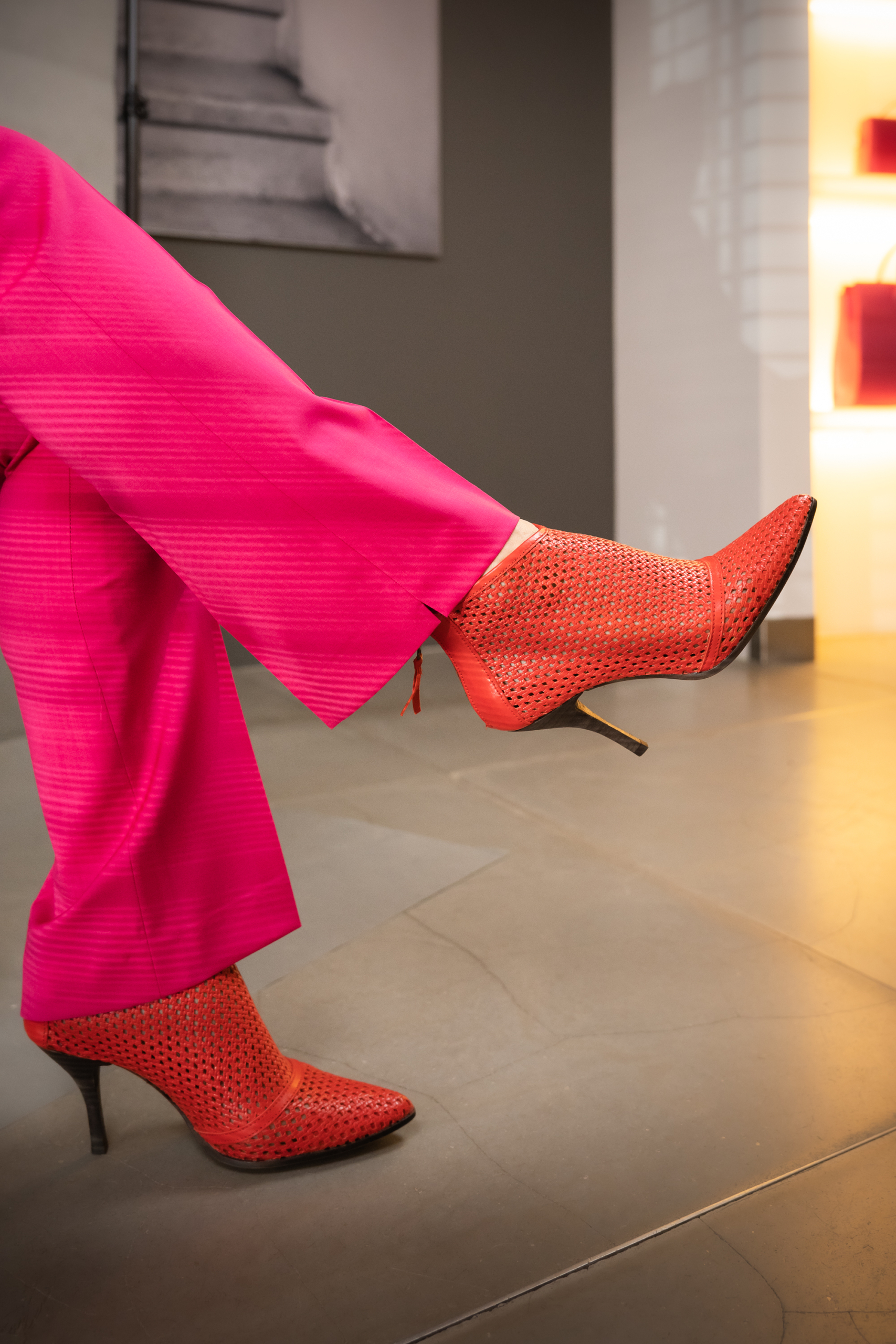 hangen Algebraïsch Maak los Rode leren dames schoenen – NAN – Stijlvolle zakelijke kleding voor vrouwen  met ambitie