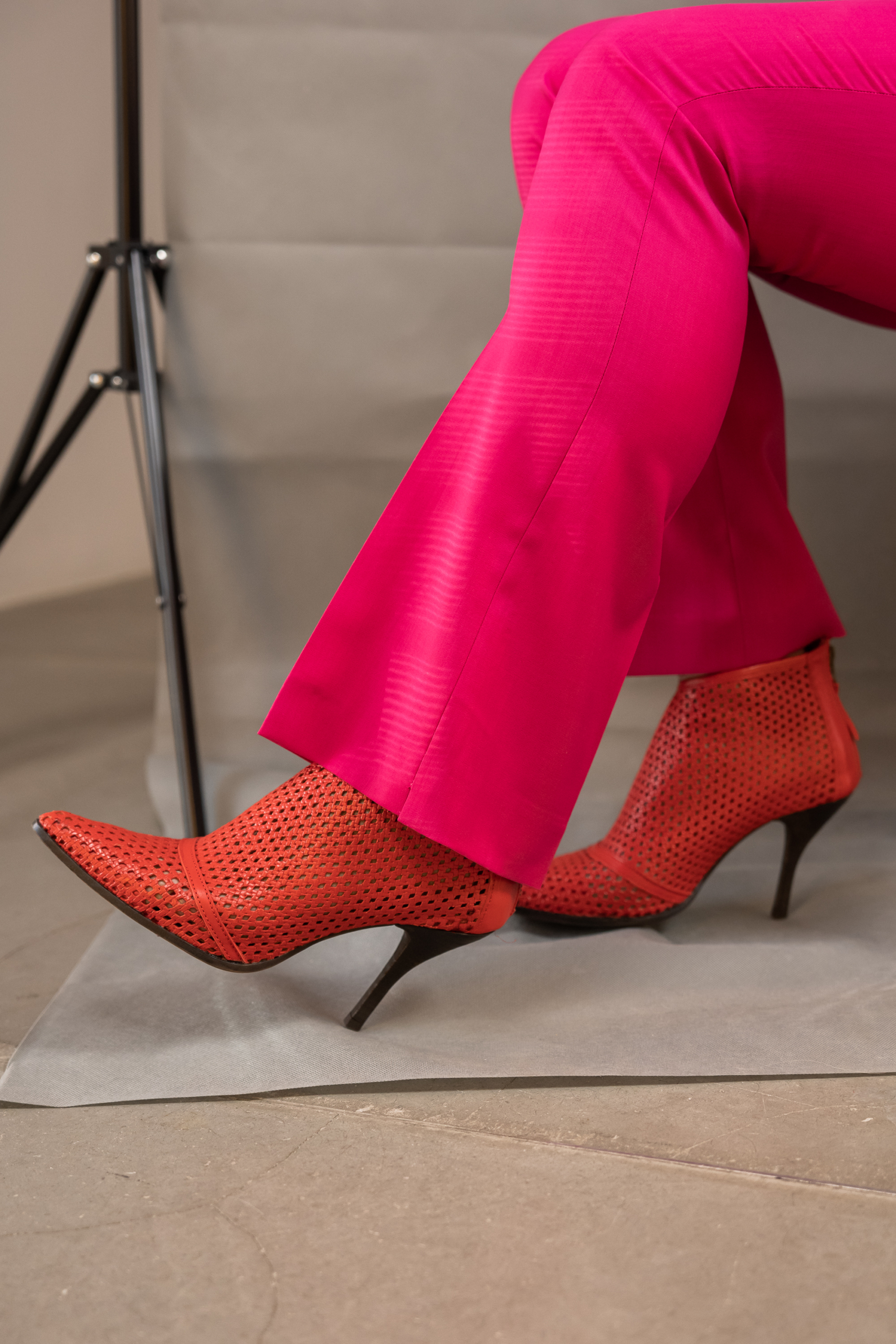 bloeden gat pit Rode leren dames schoenen – NAN – Stijlvolle zakelijke kleding voor vrouwen  met ambitie