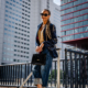 donker blauwe damesblazer nan