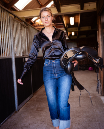 zwarte nan damesblouse