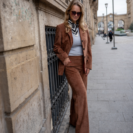 bruine dames pantalon nan