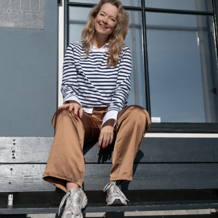 dames broek met zakken op het bovenbeen van nan